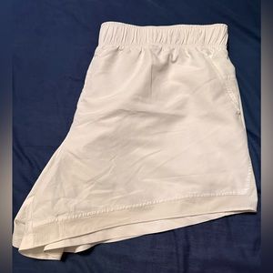 athletic size xxxl white shorts